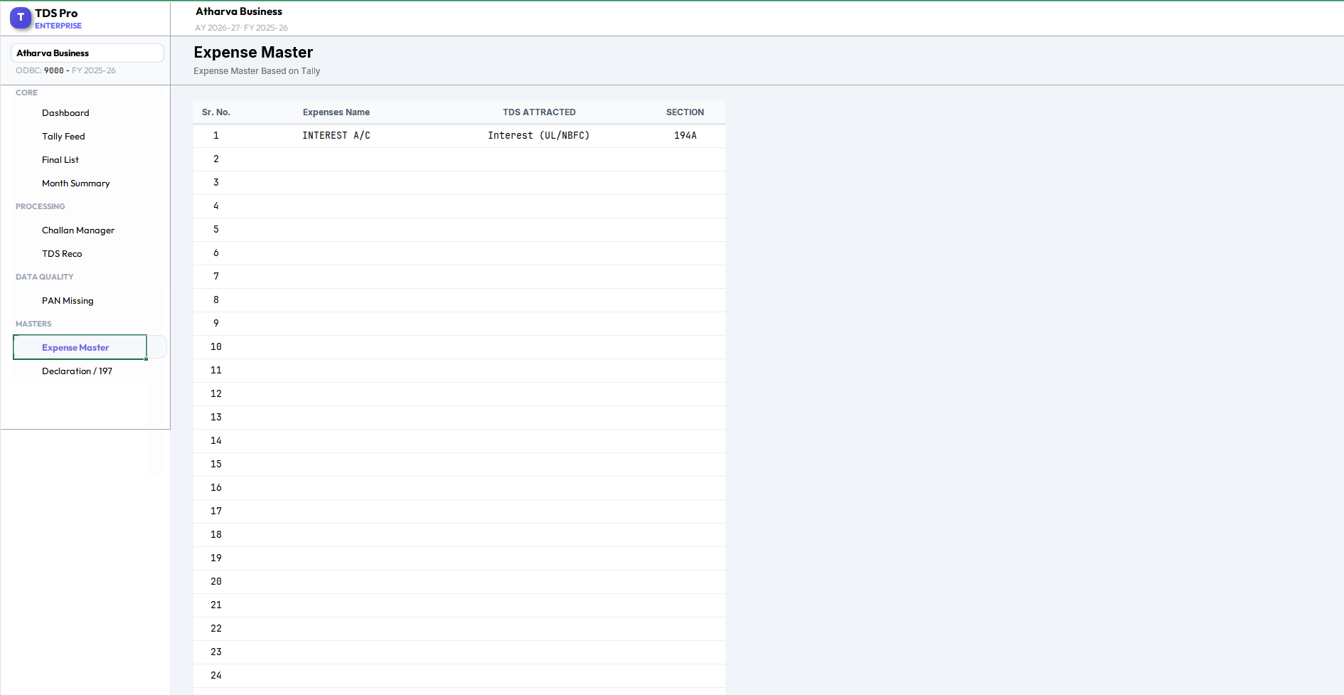 TDS Pro Enterprise — Multi-Entity TDS Compliance Engine — screenshot 8